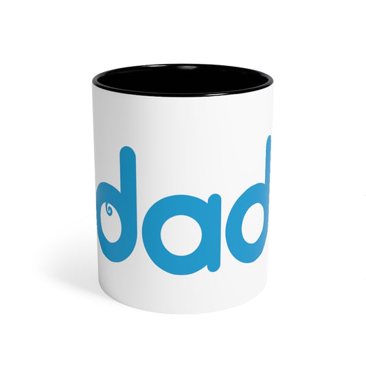 Dad Black Accent Mug